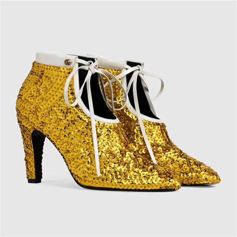 gucci bedazzled boots|Gucci designer ankle boots.